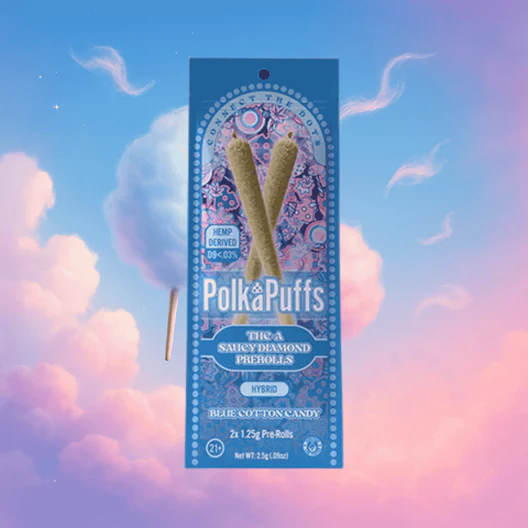 Buy Blue Cotton Candy | Hybrid | 1.25G THC-A Pre-Rolls | Blue Cotton Candy | Hybrid | 1.25G THC-A Pre-Rolls for sale
